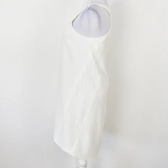 Rag & Bone Chieftain Textured Panel Racerback Tank Shift Mini Dress - 0 - Picture 7 of 9